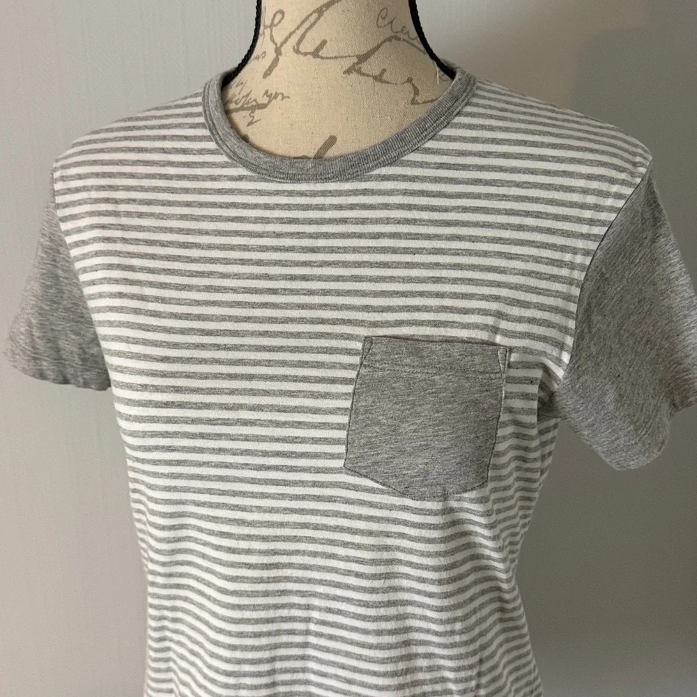 J. Crew 100% Cotton T-shirt Stripes size Small